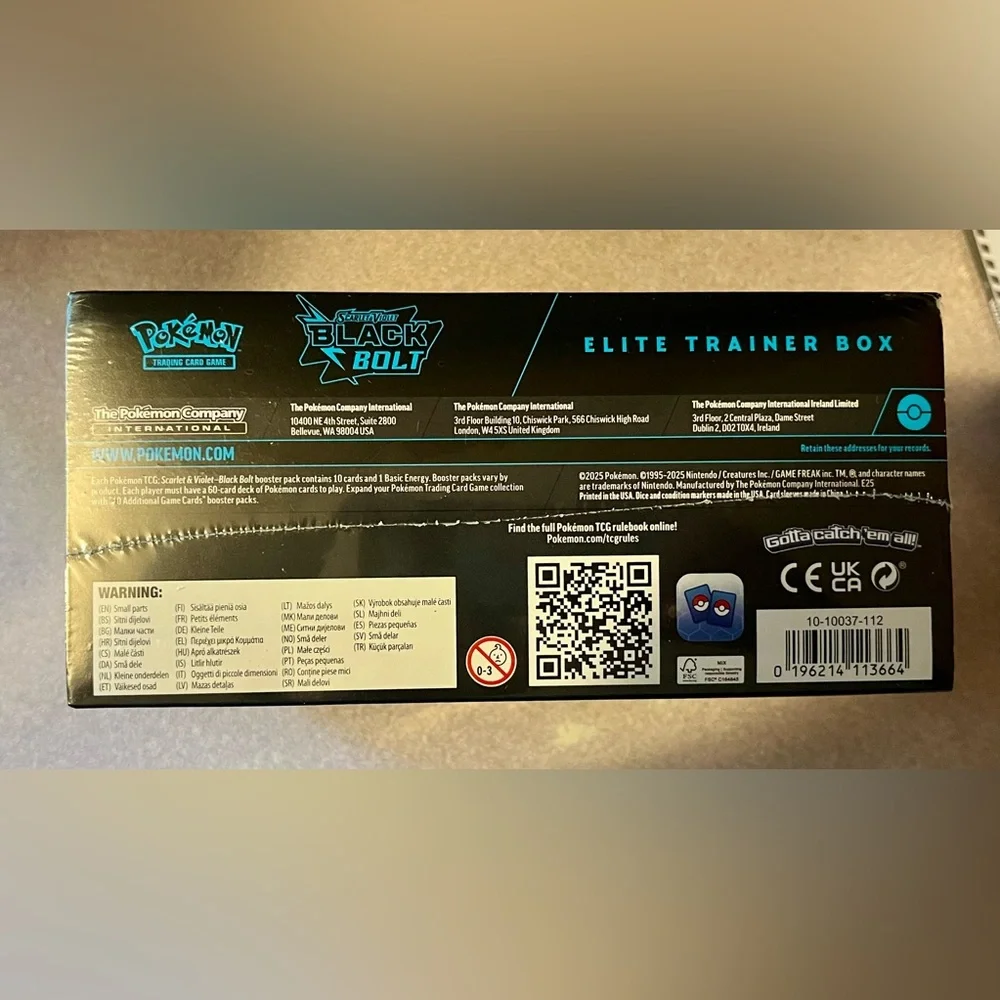 Scarlet & Violet Black Bolt Elite Trainer Box - Picture 4 of 4